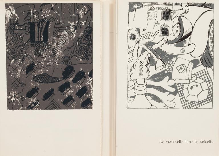 RENÉ BÈRTHOLO m.fl, seriegrafier. 2 kassetter.