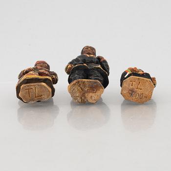 Torborg Lindberg, figurines, 3 pcs.