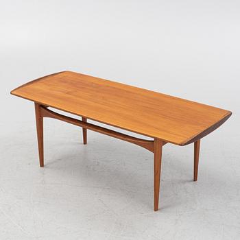 Tove & Edvard Kindt-Larsen, a teak coffee table from France & Daverkosen, Denmark, 1960's.