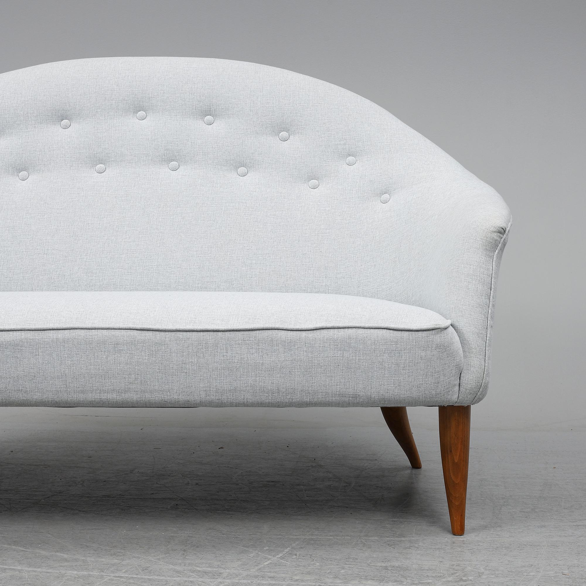 KERSTIN HÖRLIN-HOLMQUIST, soffa, "Lilla Paradiset", Triva, Nordiska Kompaniet formgiven 1958.