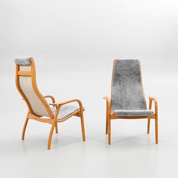 Yngve Ekström, karmstolar, ett par, "Lamino", Swedese, Sweden, 2000-tal.