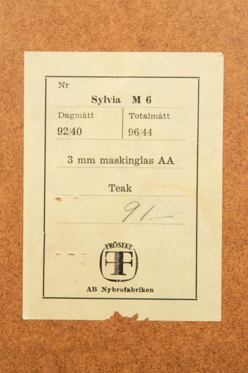 Spegel, modell "Sylvia", Fröseke AB Nybrofabriken.