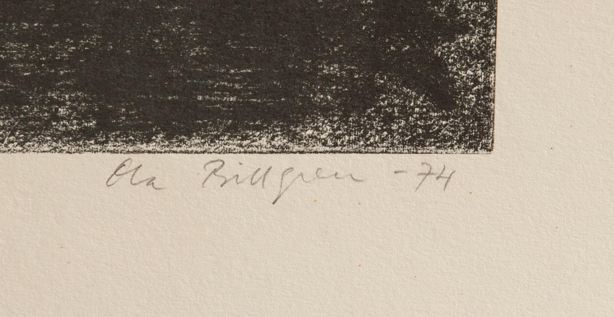 Ola Billgren, "Litografi".