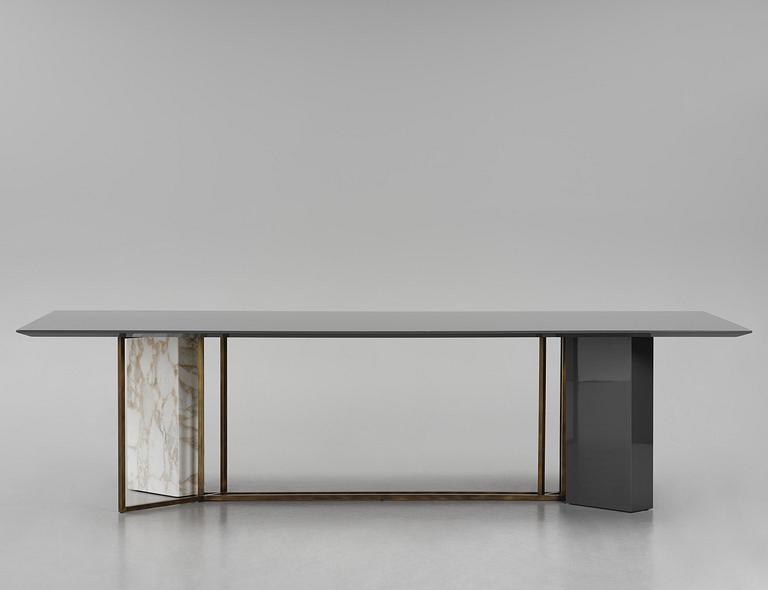 Andrea Parisio, matbord, "Plinto Rectangular", Meridiani, Italien, efter 2015.