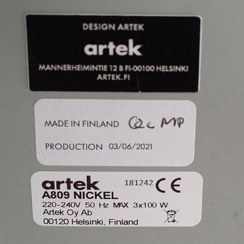 Alvar Aalto, golvlampa, modell A 809, Artek, formgiven 1959.