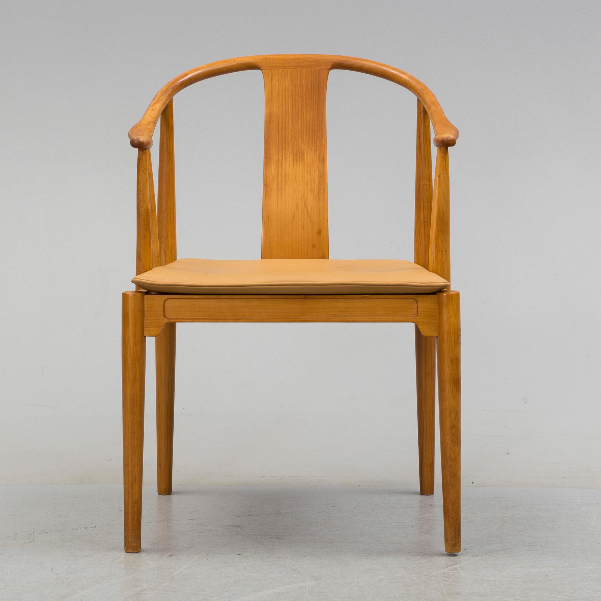 A 'China' chair by Hans J Wegner, for Fritz Hansen, Denmark, late 20th century.