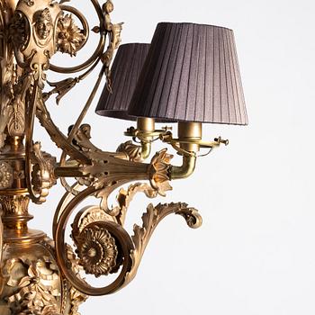 Chandelier, Oscarian, Otto Meyer & Co., circa 1900.