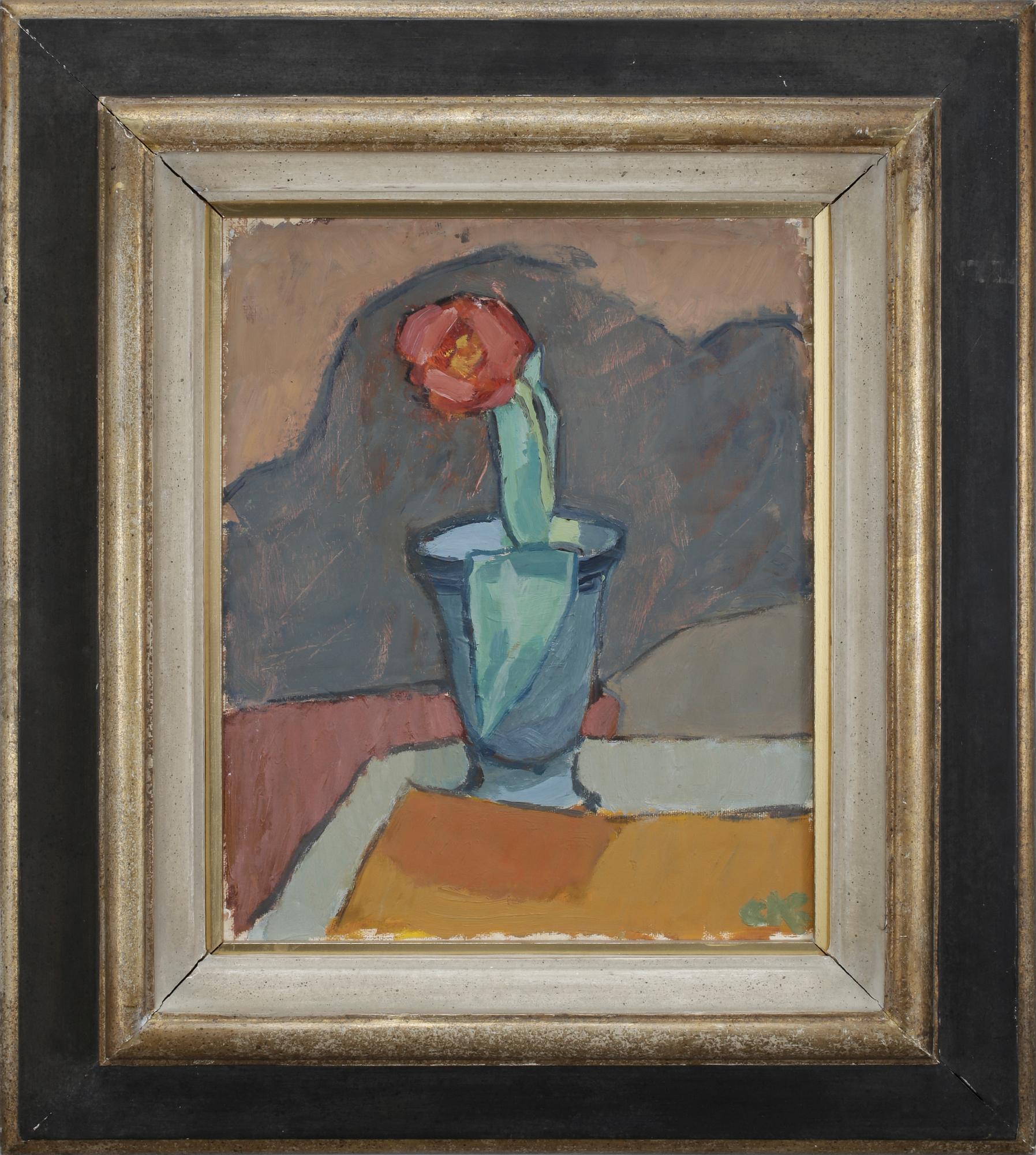 CARL KYLBERG, olja på pannå, monogramsignerad.