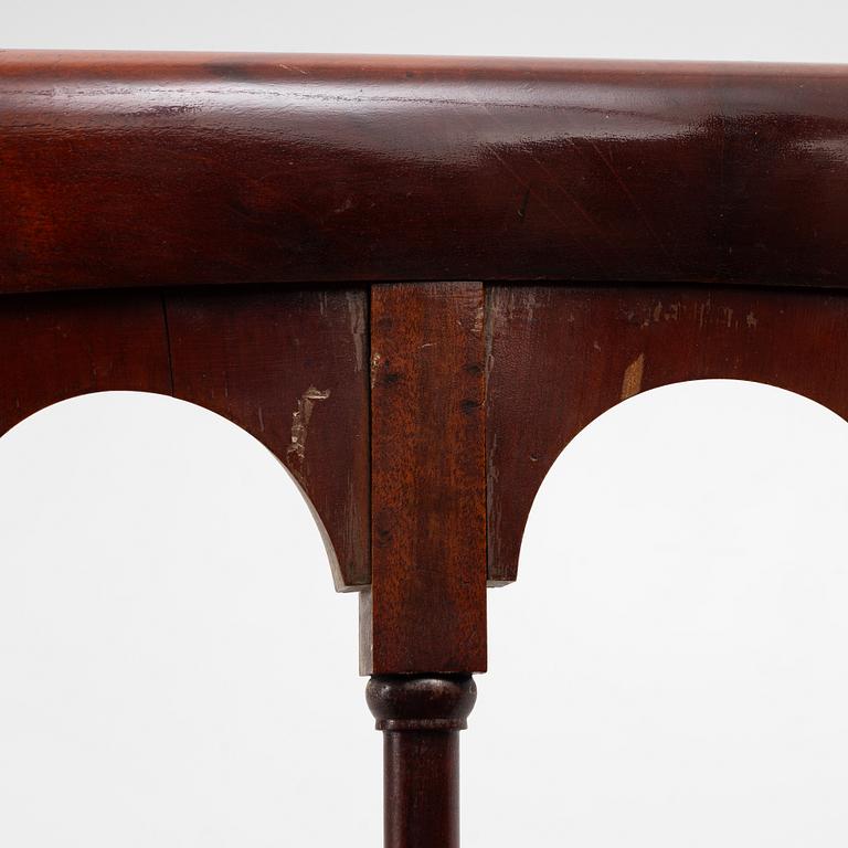 Six chairs, Nils Löfmark, Gothenburg, early 20th century.