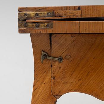 A rococo card table, mid 18th century.