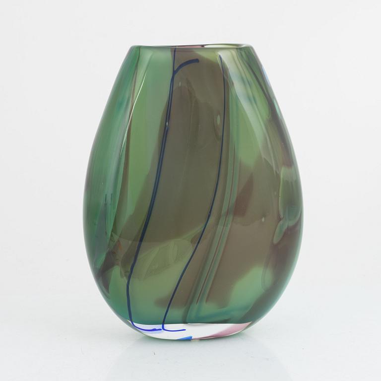 Jan-Eric Ritzman, a glass vase, Transjö, 1988.