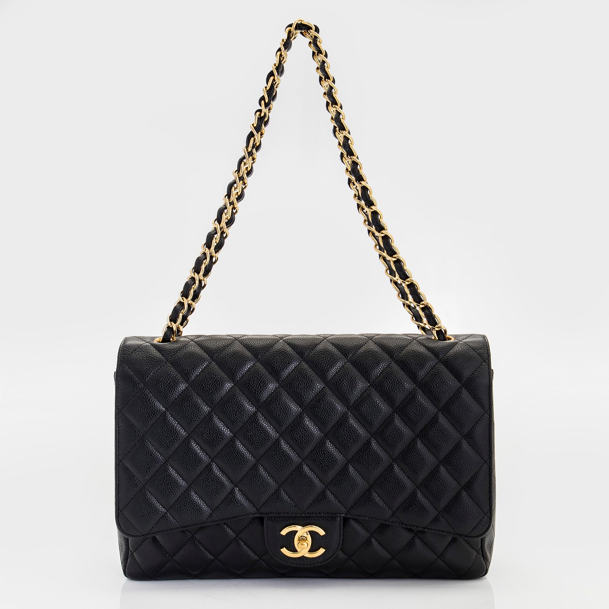 Chanel, a 'Double Flap Bag Maxi' bag, 2013-2014.