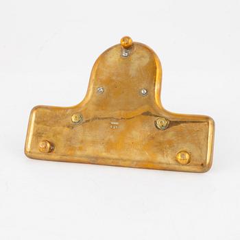 A brass five-piece inkstand suite from Gusum, 20th century.