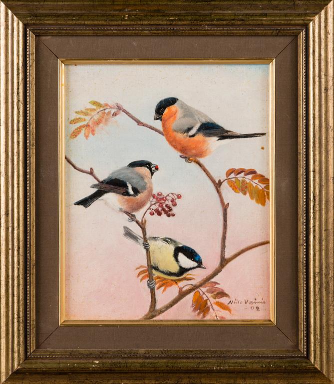 NIILO VAINIO, oil on canvas laid on board, signed and dated -02.