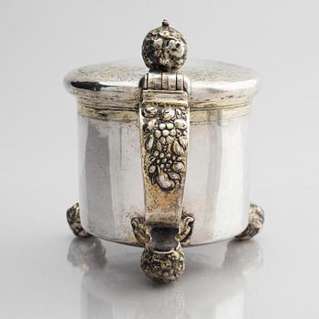 A Swedish 17th century parcel-gilt silver tankard, mark of Arvid Falck (active 1667-1691), Stockholm before 1689.