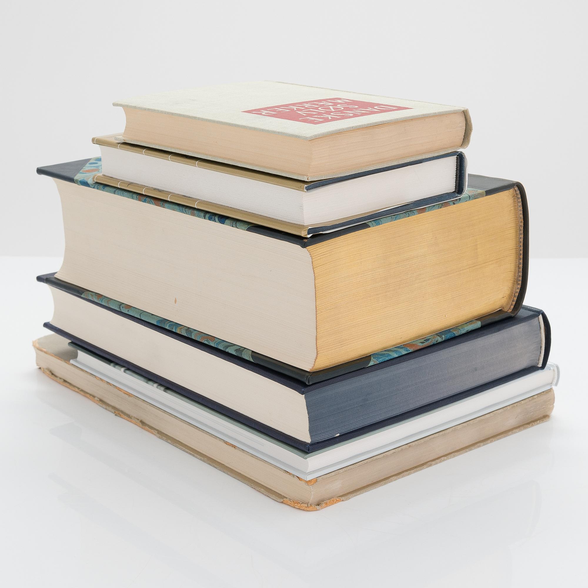 Five books about Finnish, Swedish and Danish silver and one with world gold hallmarks.