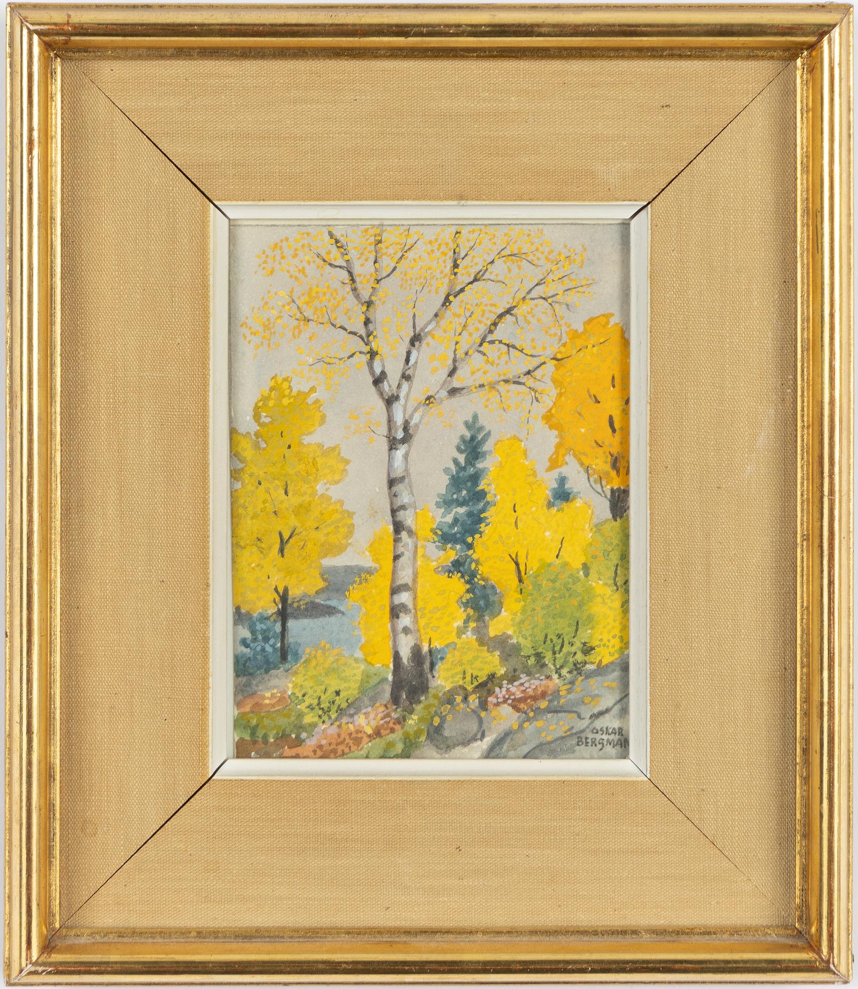 Oskar Bergman, Autumn Trees.