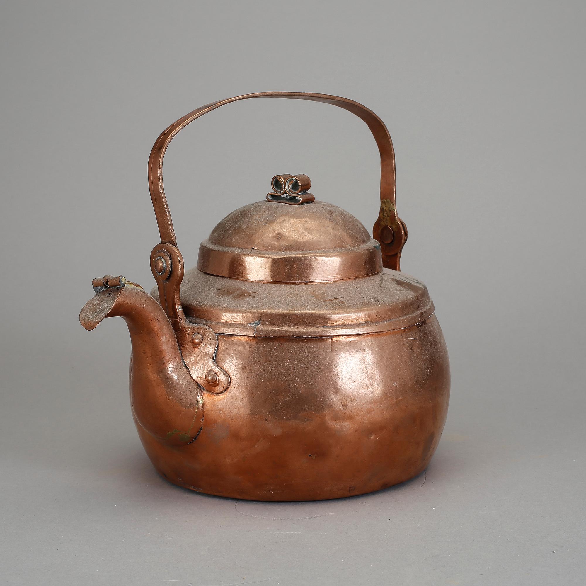 KAFFEPANNA, koppar. 1800-talets första hälft.
