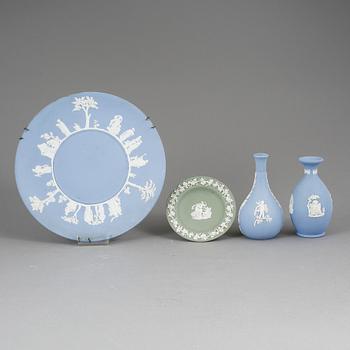 VASER 2 ST OCH FAT 2 ST, Jasper Ware, Wedgwood, England, 1900-tal.