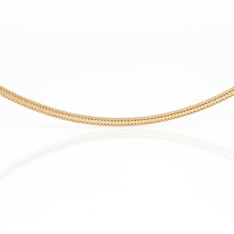 HALSBAND, 18K guld, Balestra, Italien. Total vikt ca 5,81 g.