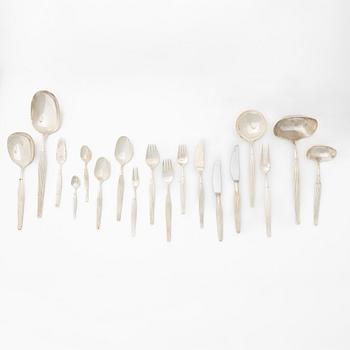 Frigast, cutlery set, 124 pieces, silver plate, Denmark. Circa mid-20th century.