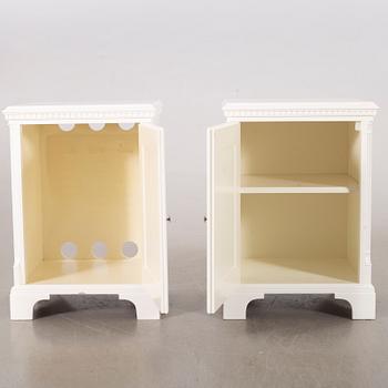 A pair of bedside tables from K.A. Roos, late 20th century.