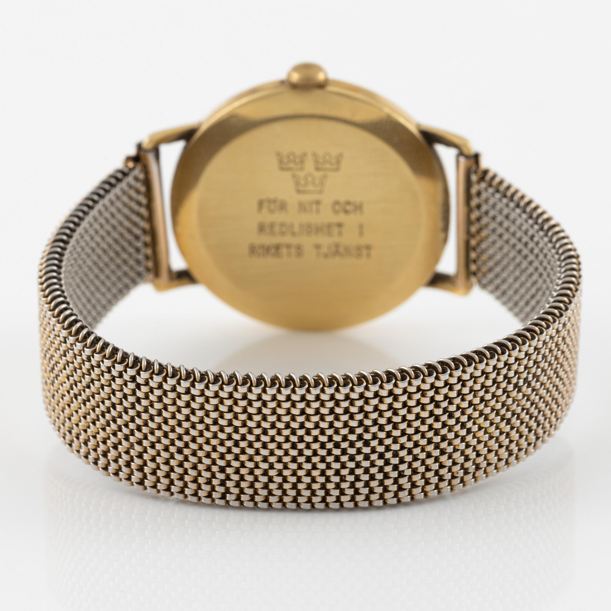 Certina, armbandsur, 18K guld, 34 mm.