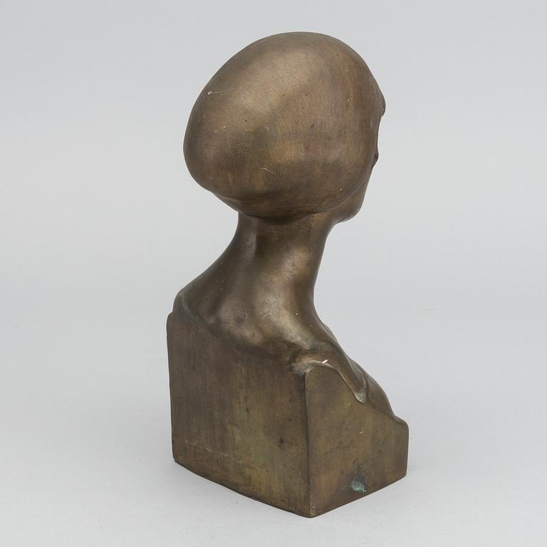 ANDERS OLSON, sculpture signed and dated 1915.