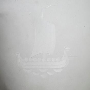 Vägglampor, 4 st, funkis, 1930/1940-tal.