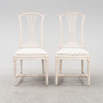 A set of twelve Gustavian-style chairs, 20th Century.