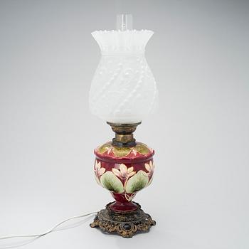BORDSLAMPA / FOTOGENLAMPA, jugend, sekelskiftet 1800/1900.