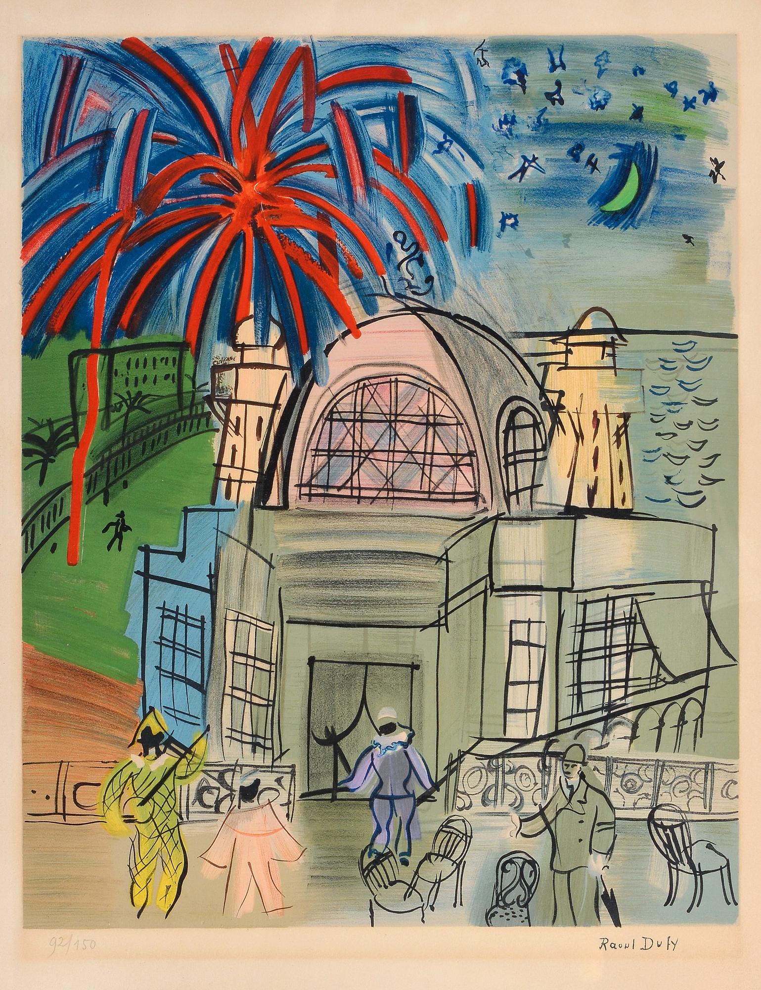 Raoul Dufy, "CASINO-NIZZA".
