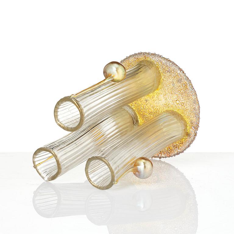 Johann Loetz, an Art Nouveau "Boule Boule" glass vase, Austria, early 1900s.