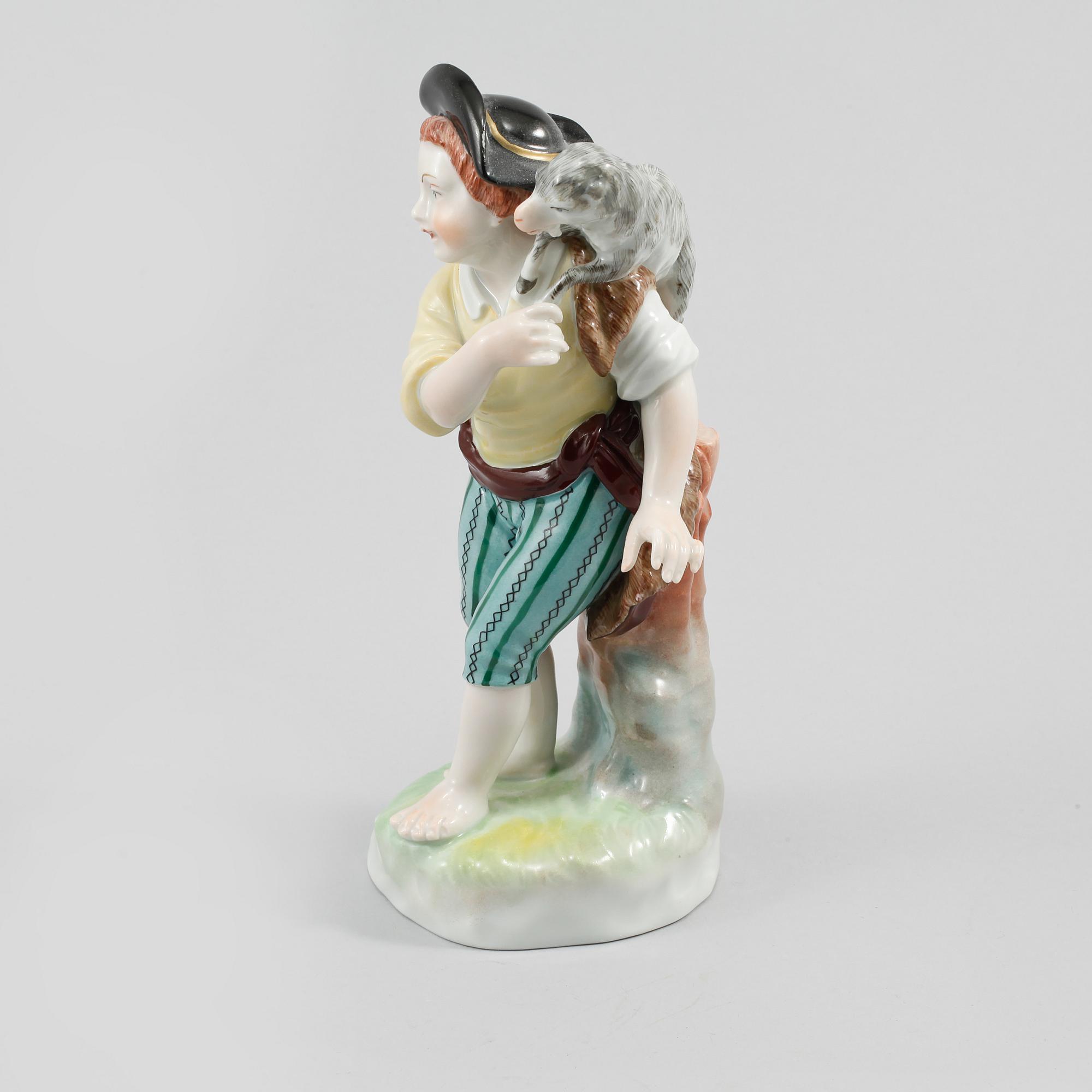 FIGURIN, porslin, Dresden, Tyskland, 1900-talets början.