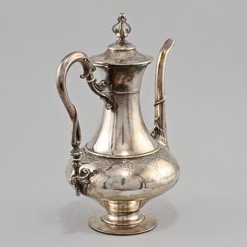 KANNA, silver, C. Tengstedt & Son, Göteborg, 1866. Vikt 820 g.