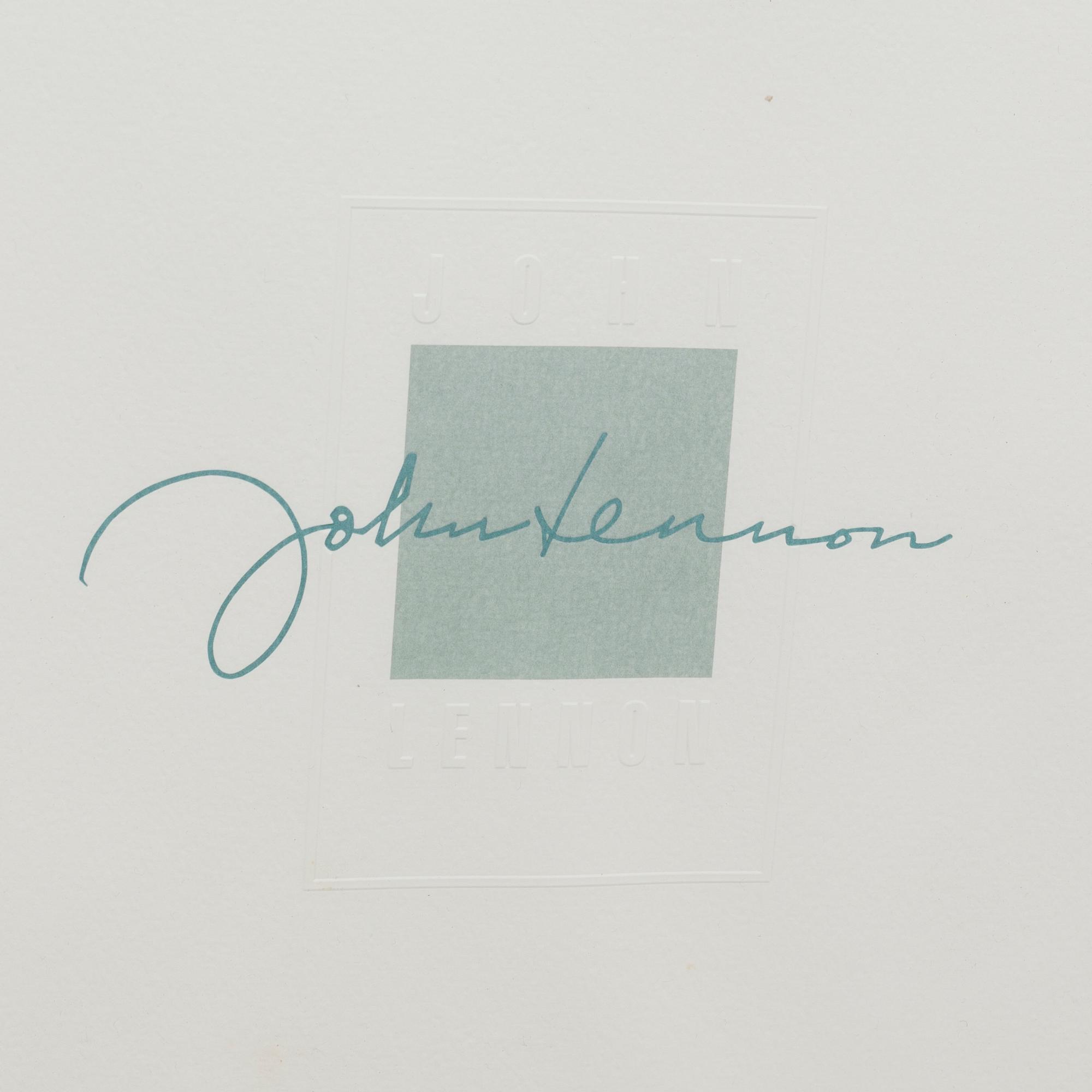 JOHN LENNON, lithograph numbered.