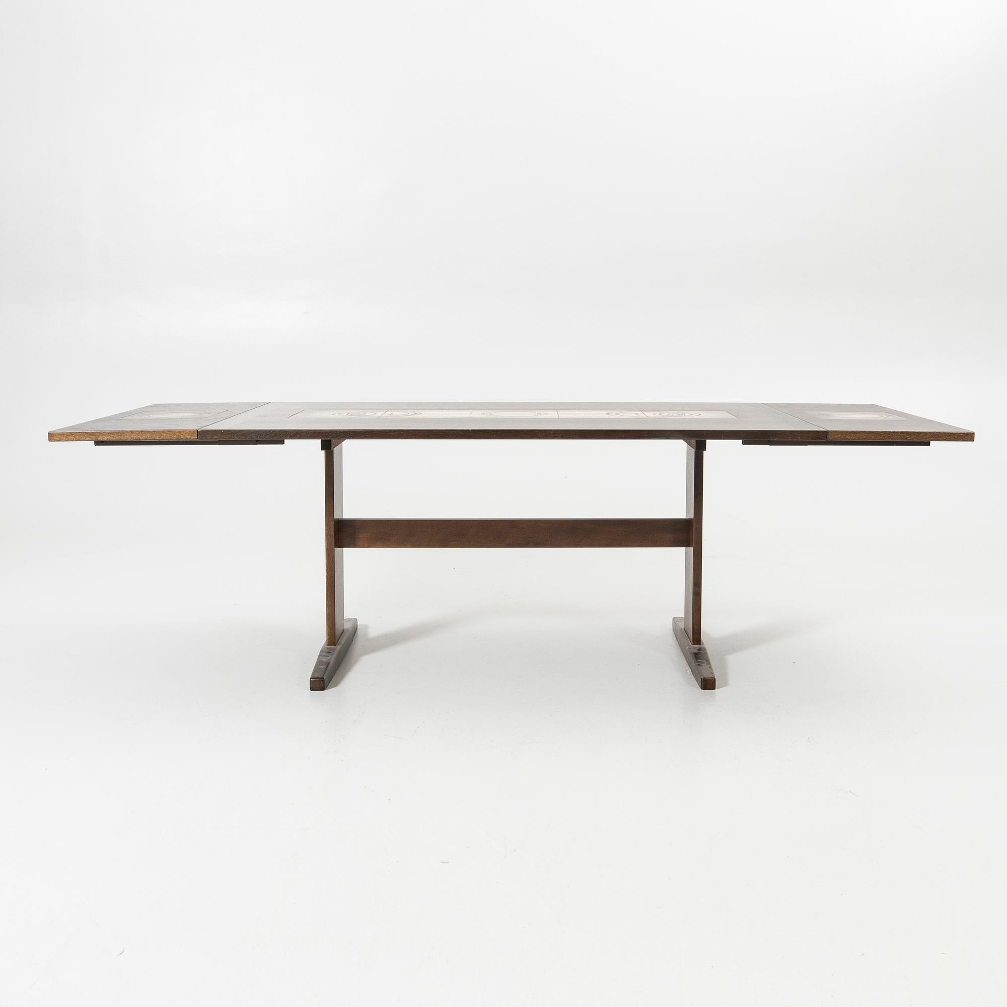 Poul H. Poulsen, dining set, 7 pieces, 1970s, Denmark.