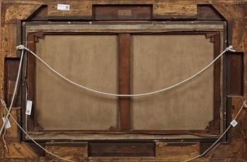 OKÄND KONSTNÄR, olja på duk, omkring sekelskiftet 1800/1900.