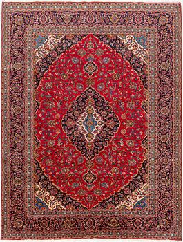 Carpet, Keshan, approx. 400 x 305 cm.
