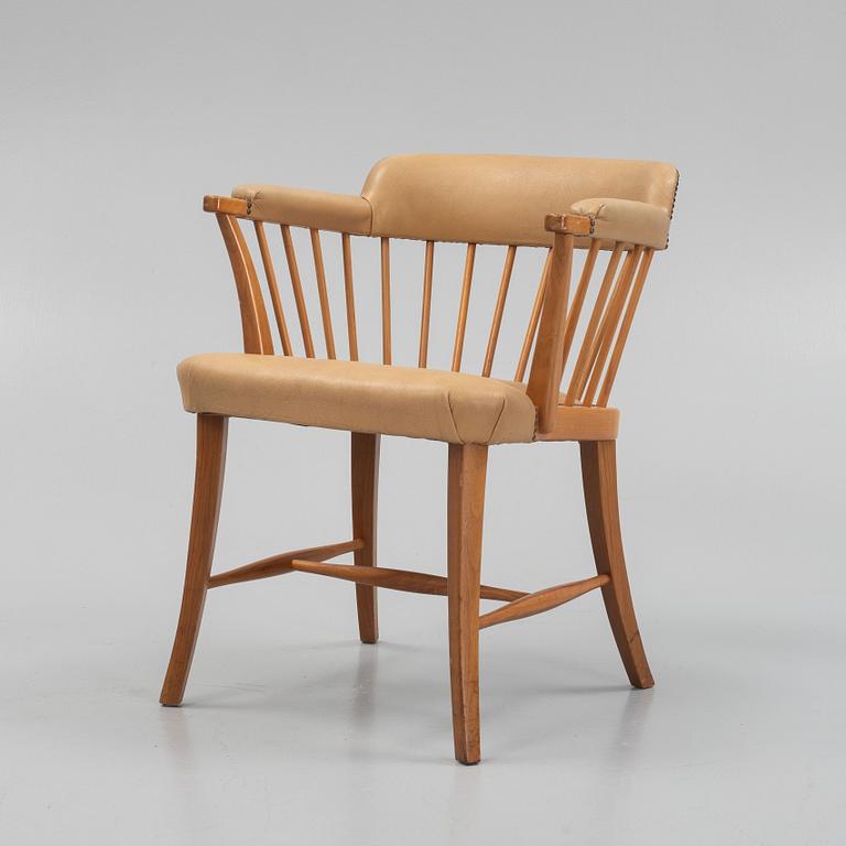 Josef Frank, a model 789A chair, 'Captain's Chair', Svenskt Tenn.