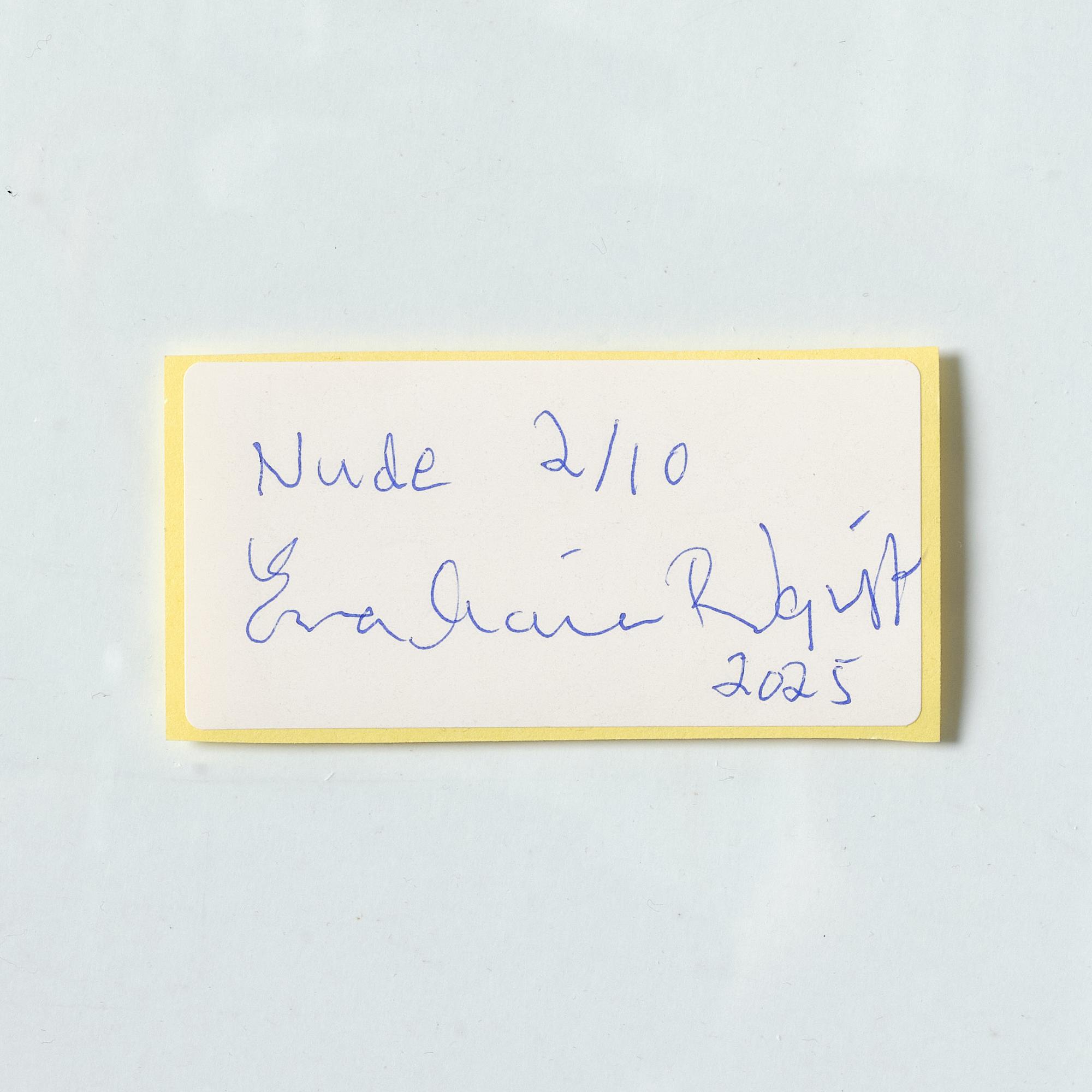 Ewa-Marie Rundquist, "Nude".