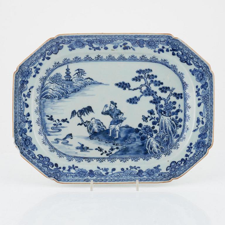 Stekfat, kompaniporslin, Kina, Qianlong (1736-95).
