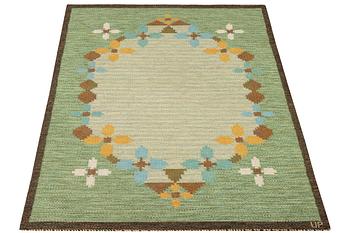 Ulla Parkdal, a flat weave rug c. 197 x 140 cm.