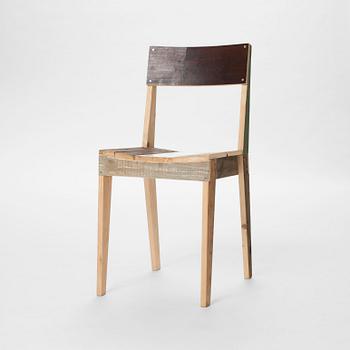 STOL, "Scrapwood side chair" Piet Hein Eek, 2005.