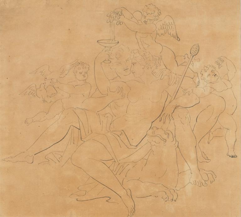 drawing, 1700s.