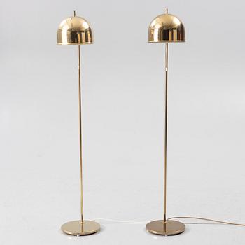 Eje Ahlgren, a pair of model G-075 floor lamps,  Bergbom, 1960s/70s.