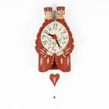 Gunilla Ståhle, a wall clock, own studio, Nyköping.