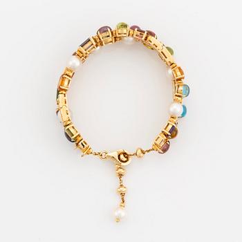 A Bulgari "Allegra" bracelet.