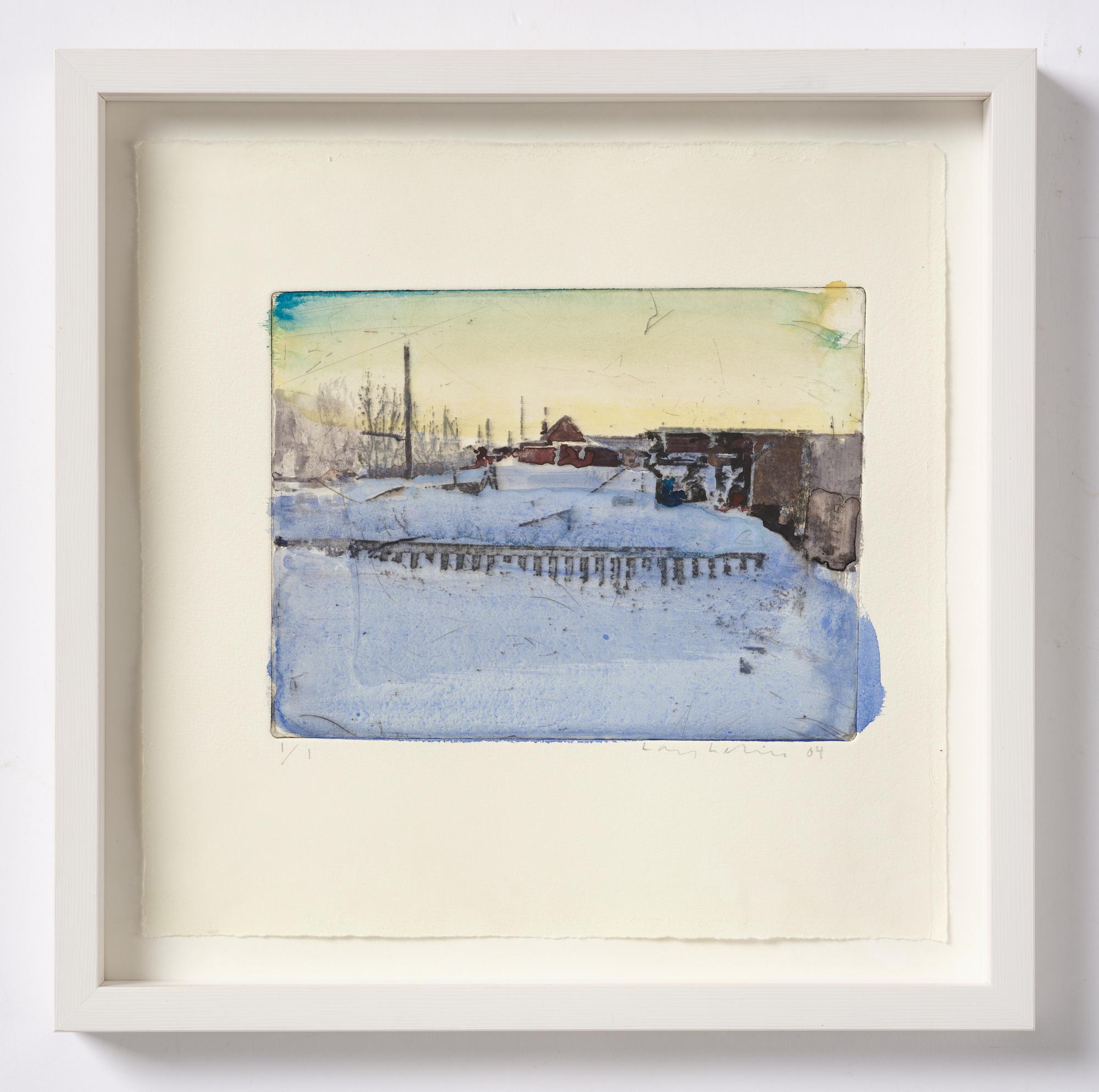 Lars Lerin, Snow.