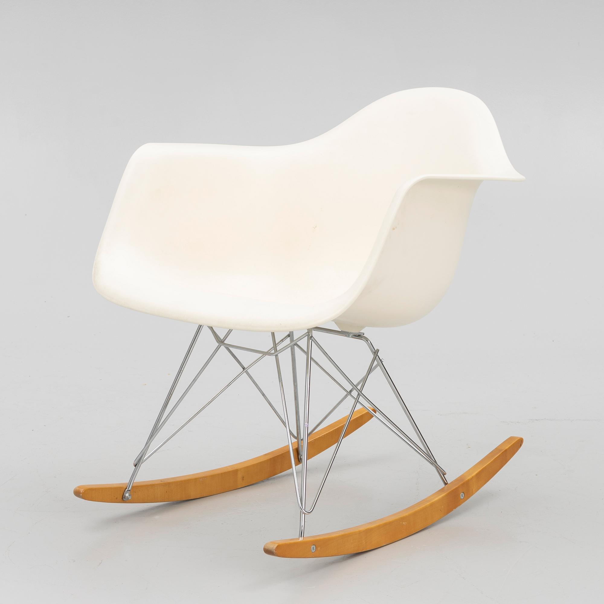 Charles & Ray Eames, an 'RAR' plastic armchair, Vitra, 2012.